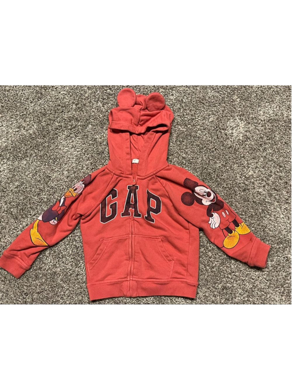 Gap Disney Mickey Mouse/Donald Duck Hoodie Size 5T
